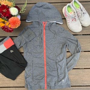 Active Ruched Zip-Up